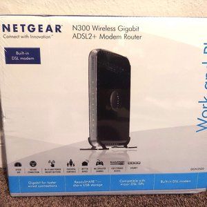 NEW Netgear N300 Wireless Gigabit ADSL2+ Modem Router DGN3500